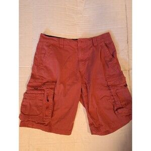 Lot Of 2 Y2K Modern Culture & Zoo York Cargo Shorts 2000's Men Sz 30 Khaki Coral